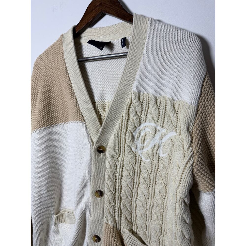 Kith Patchwork Durum Heavyweight Knit Cardigan SS… - image 1